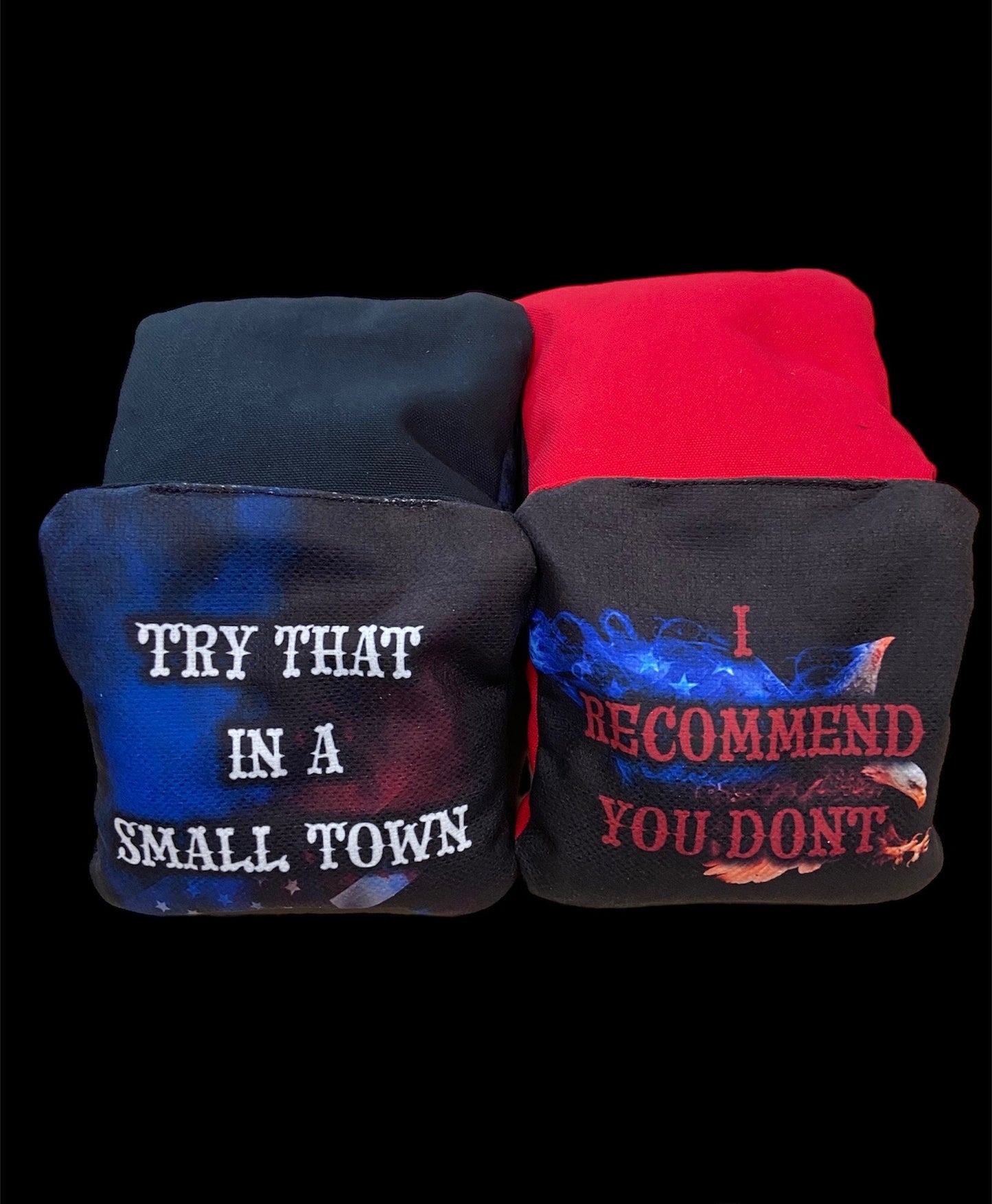 Try that in a small town All weather Resin Filled Cornhole Bags