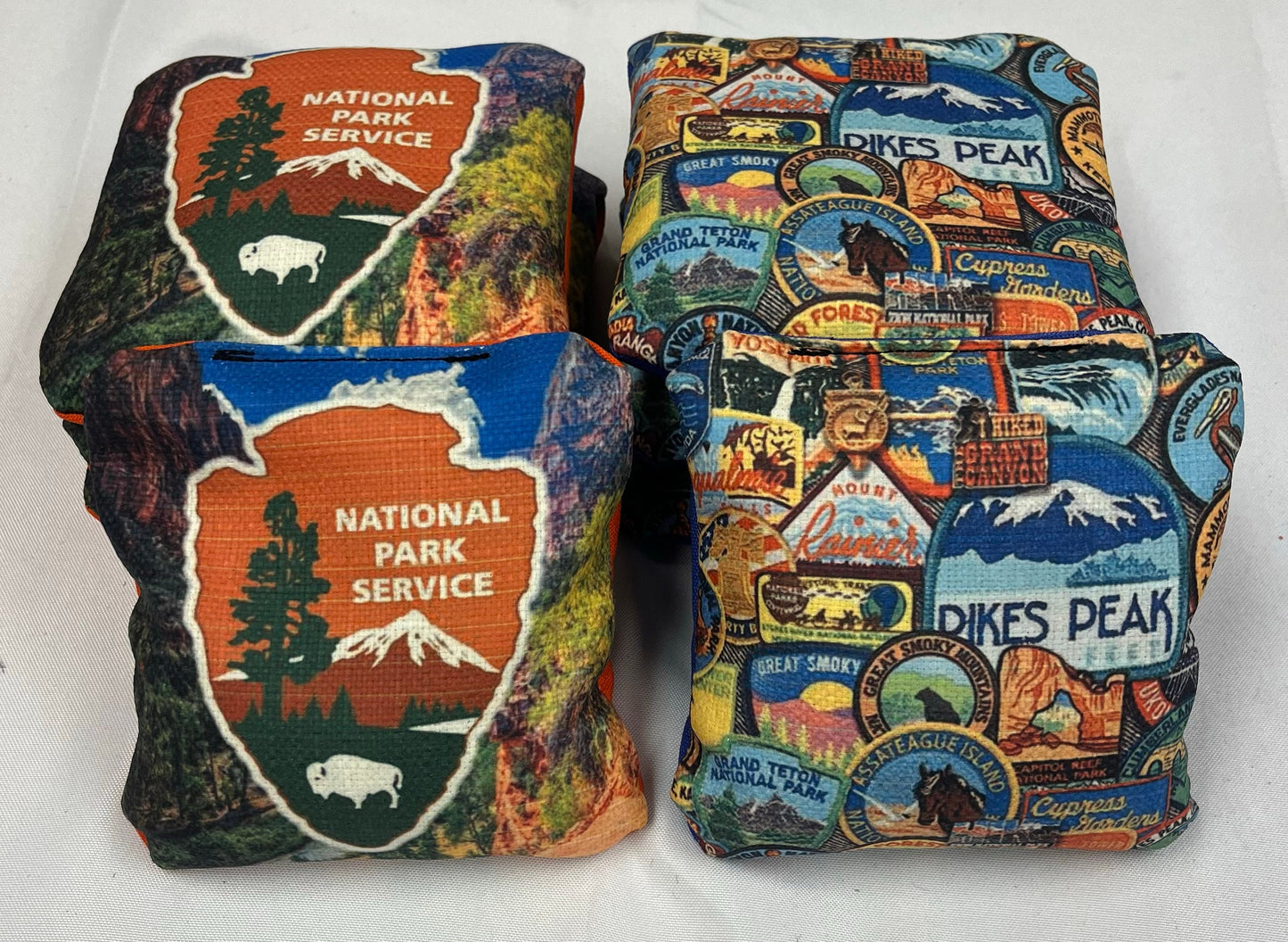 National Parks Pro Style Resin Filled Cornhole Bags