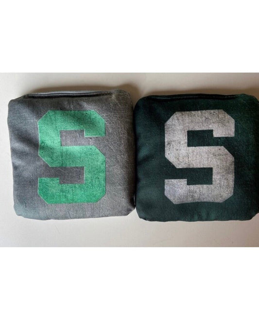 Michigan State Spartans Pro Style Resin Filled Cornhole Bags