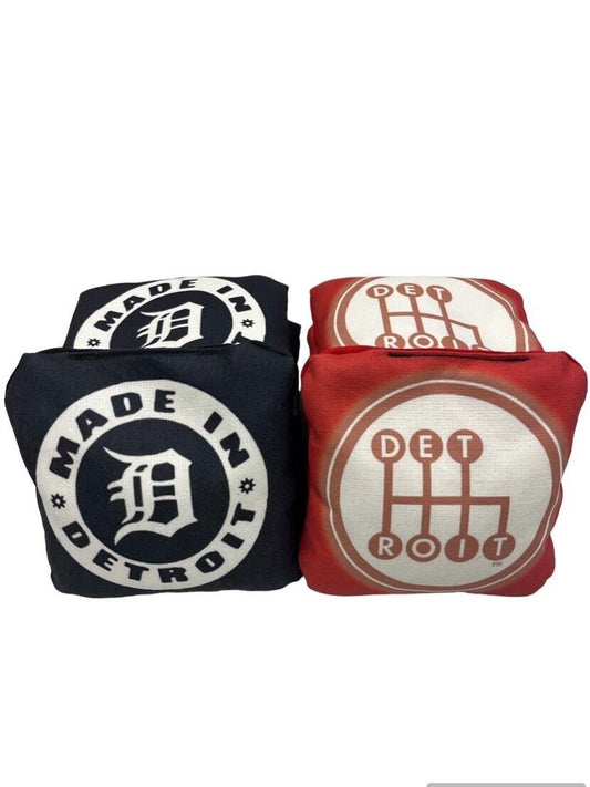 Made in Detroit Pro Style Resin Filled Cornhole Bags